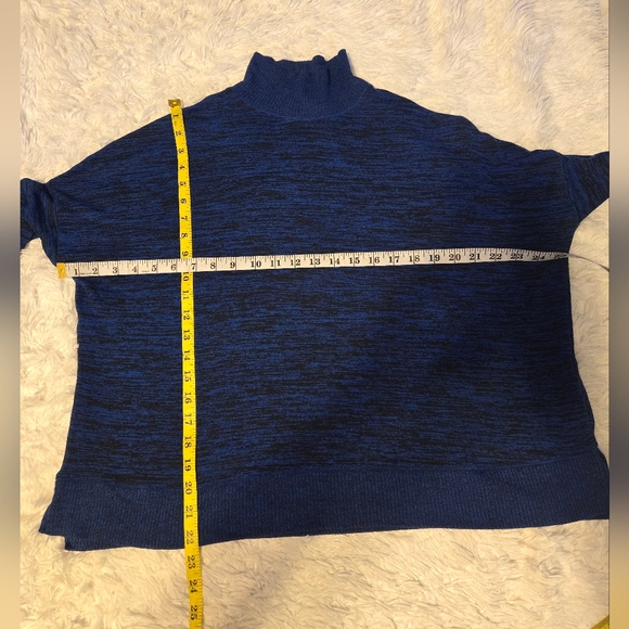 Rag & Bone Polyester Sweater For Women's Color Blue/Black Size Large - Picture 4 of 7